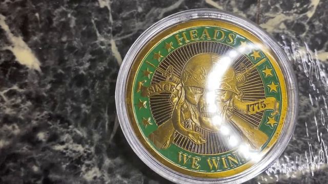 Heads We Win Tails You Lose Challenge Bronze Coin смотреть онлайн