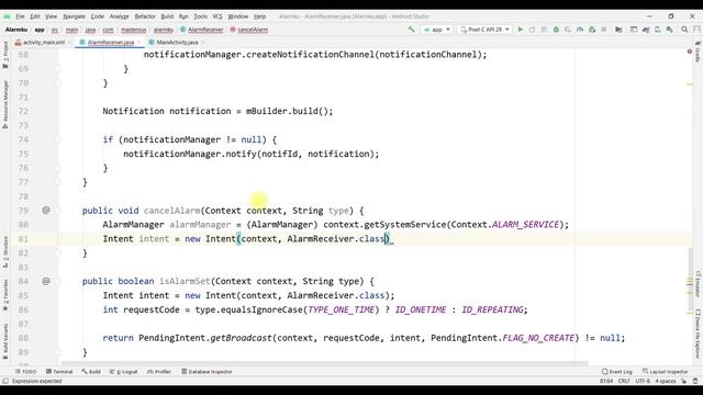 Display Android Notification with Alarm Manager смотреть онлайн
