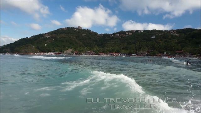 44 seconds - panoramic view of Playa las gatas - zihuatanejo - Guerrero state - Mexico - смотреть онлайн