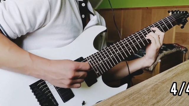 DREAM THEATER - The Dance Of Eternity (guitar Cover By VTGG) + TIME SIGNATURES