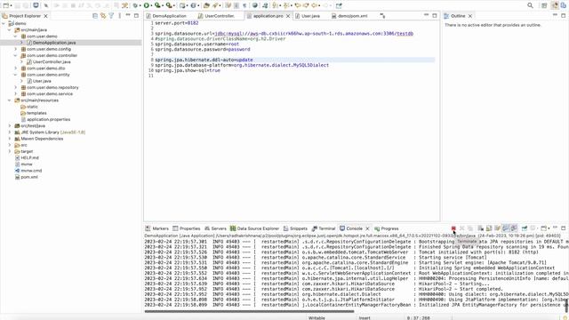 Deploy spring boot application into aws cloud | aws rds | aws elastic beanstalk смотреть онлайн