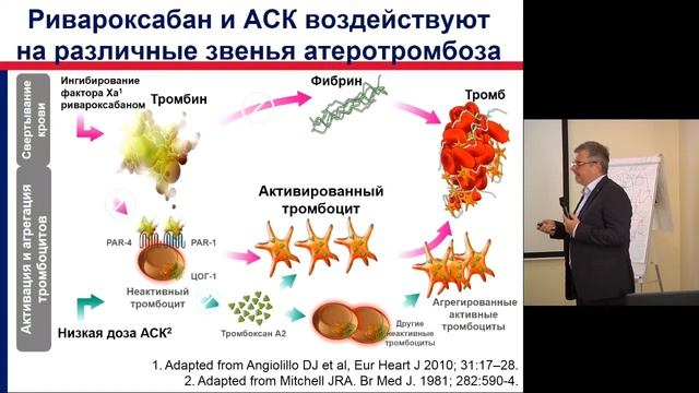 Новые возможности профилактики сосудистых событий с использованием ривароксабана смотреть онлайн
