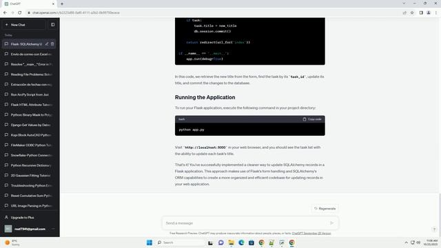 Python flask a cleaner way to update a SQLAlchemy record смотреть онлайн