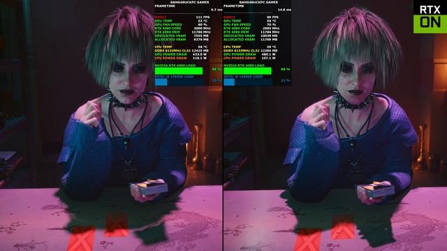 Cyberpunk 2077 Psycho Ray Tracing ON VS OFF DLSS 4K | RTX 4090 | i9 13900K 6GHz смотреть онлайн