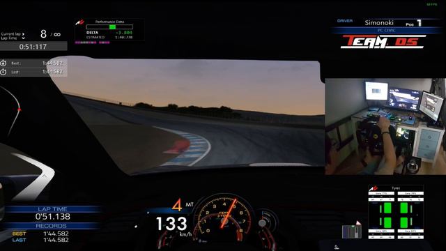 [Assetto Corsa] HONDA CIVIC Type R Laguna Seca смотреть онлайн