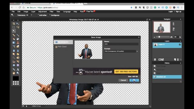 How to remove image background using a free online tool - Pixlr смотреть онлайн