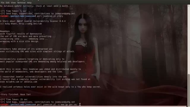 Joomscan веб сканер на BackTrack 5 смотреть онлайн