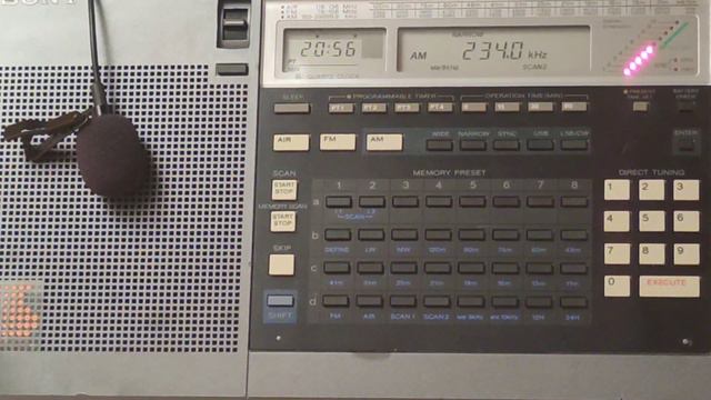 SONY ICF-2001D\ Океан 203. Сравнение. 234 kHz. Люксембург смотреть онлайн