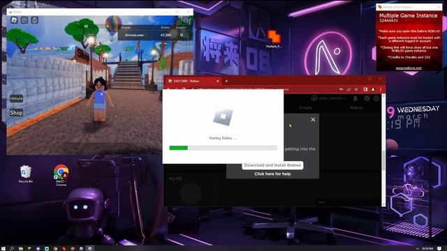 How To Run MULTIPLE Roblox Accounts At The Same Time | QUICK & EASY | ( WORKING METHOD 2023 ) смотреть онлайн