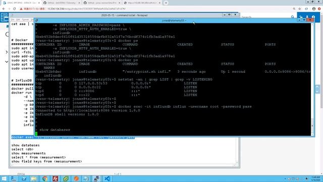 Telemetry streaming using Python, InfluxDB and Grafana смотреть онлайн