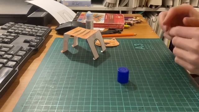 Котик. Поделка из бумаги смотреть онлайн