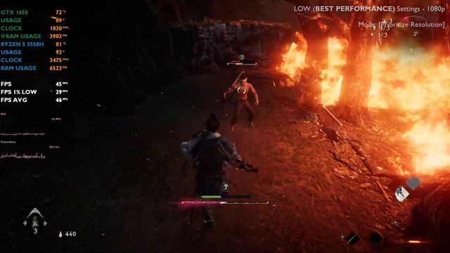Wo Long: Fallen Dynasty - GTX 1650 Benchmark | Acer Nitro 5 Gaming Test | Ryzen 5 3550H смотреть онлайн