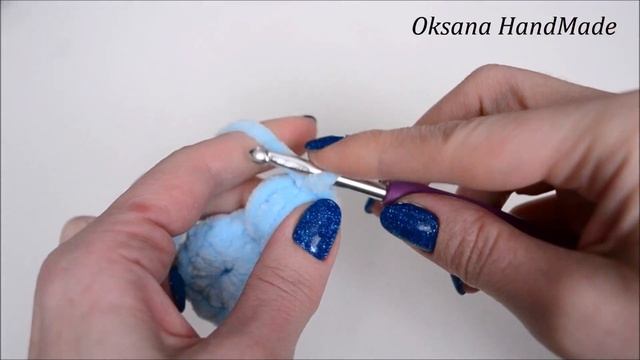 Маленькие плюшевые цветы. Мастер класс. Flower crochet смотреть онлайн