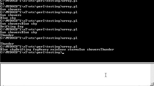 VTC Player Perl Fundamentals, More array manipulation смотреть онлайн