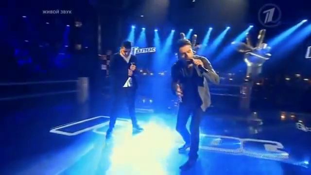 Nodar Revia and Giorgi Melikishvili - There / The Voice Russia. смотреть онлайн