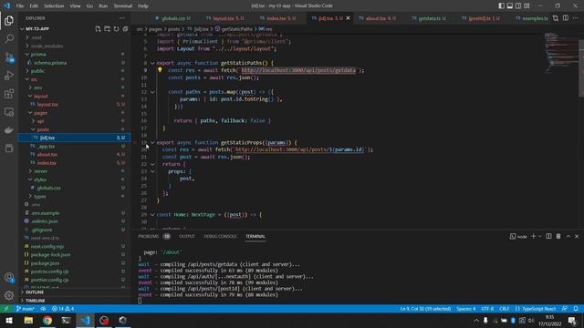 Bikin Halaman Detail tiap Post di NEXT.JS secara Dynamic! (Next.JS + Prisma) смотреть онлайн