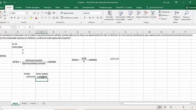 Como calcular el nivel Sigma en Excel смотреть онлайн