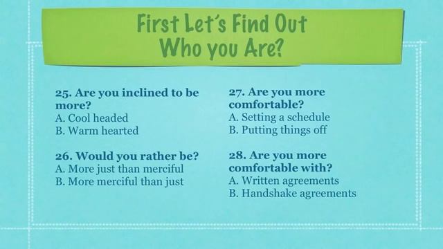 Personality Test Quiz смотреть онлайн