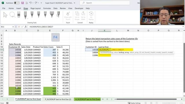 Learn Excel XLOOKUP Inside Out - 5: Lookup from Last to First смотреть онлайн
