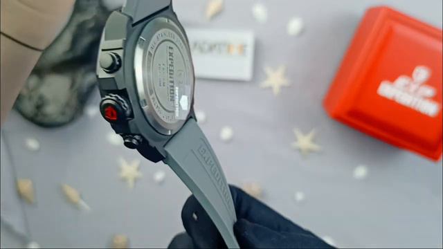 Expedition Black Dial Gray Rubber, Case Black смотреть онлайн