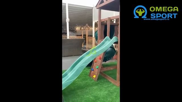 Обзор. Детская площадка IGRAGRAD CLASSIC ПАНДА ФАНИ с винтовой трубой смотреть онлайн