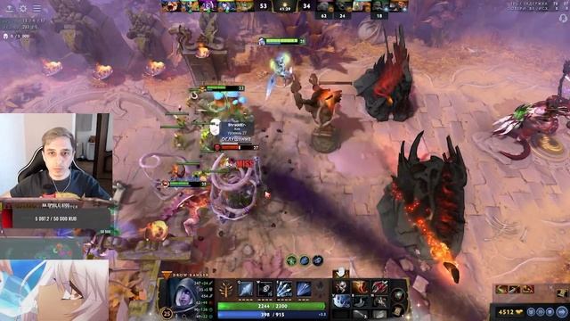 ДВА буйства и моя аудитория на заднем плане (ЛУЧШИЕ) в Dota 2 ТОП игре! *шутка "Моменты со стрима" смотреть онлайн