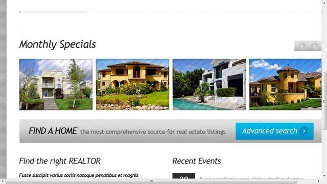 Real Estate Website Template смотреть онлайн