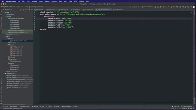 0268 Custom animation with android navigation смотреть онлайн