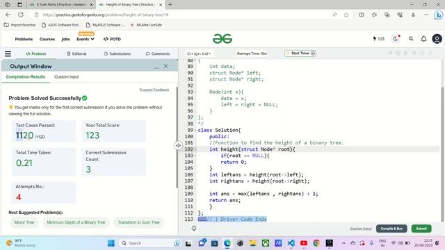 Height of a Binary tree Using Iterations and recursion. C++ code to find the height of a Binary tre смотреть онлайн