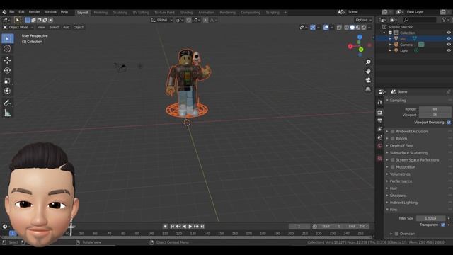 HOW to RENDER YOUR ROBLOX CHARACTER in BLENDER For Free 2023 смотреть онлайн