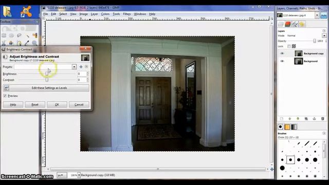 How to quickly optimize a house photo using GIMP смотреть онлайн