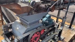 Дробилка старого асфальта, Concasor asfalt frezat