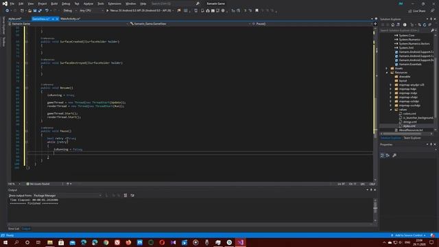 Создание игры на C# Xamarin Android SurfaceView 2D Game tutorial part 1 в Visual Studio 2019 смотреть онлайн