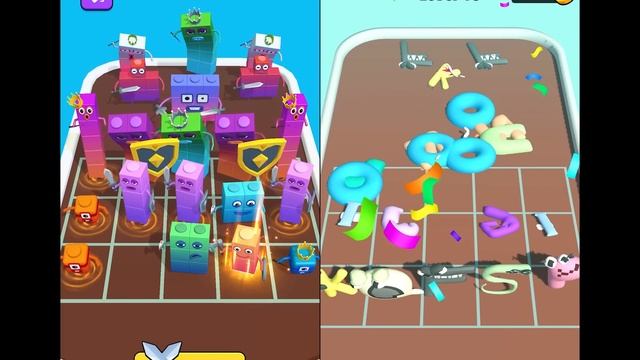 MERGE ALPHABET LORE VS NUMBER CUBE RUN - Merge Battles GamePlay - iOS, Android Part 3 смотреть онлайн