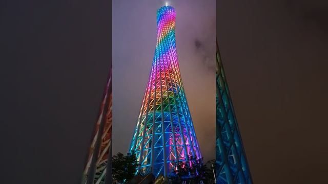 Кантонская телебашня, Canton Tower, 广州塔, China, Guangzhou, 中国 广州 смотреть онлайн