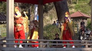 Японская деревня. Весенний праздник. Религия Синто.