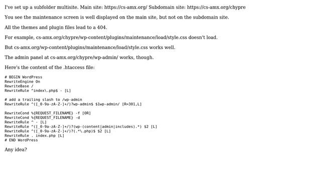 Wordpress: Subfolder multisite issue. Themes and plugin files 404 (2 Solutions!!) смотреть онлайн