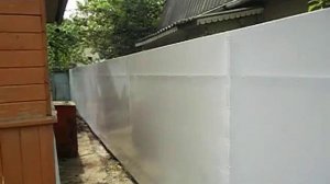 Забор из поликарбоната