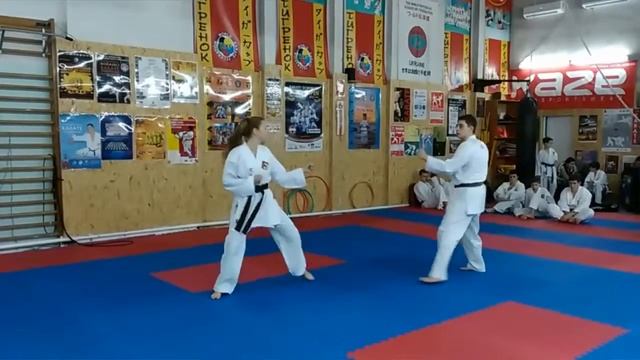 Джиу-иппон кумитэ - 1 Кю. Экзамен 20160131, каратэ смотреть онлайн