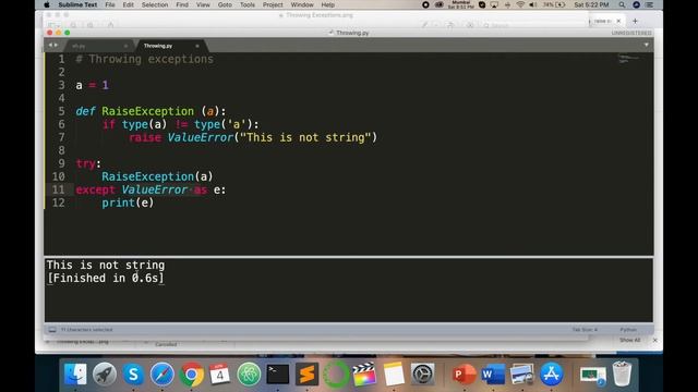 How to use Throwing Exceptions in Python смотреть онлайн