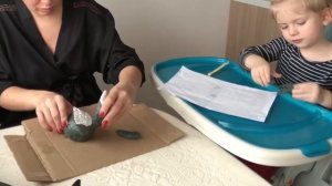 Зайка пасхальный из папье-маше