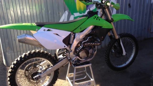 Kawasaki KX450F 2007 после полного кап.ремонта двигателя. смотреть онлайн