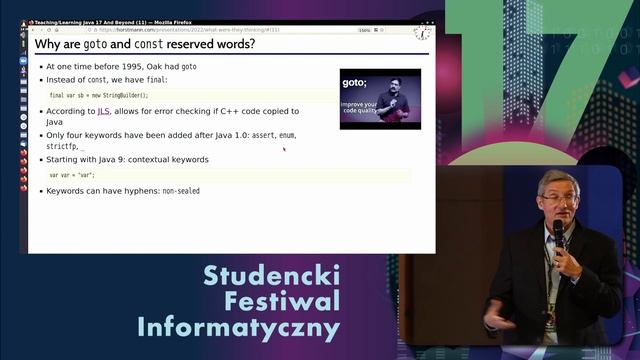Java - What Were They Thinking? / Cay Horstmann / 17. SFI смотреть онлайн