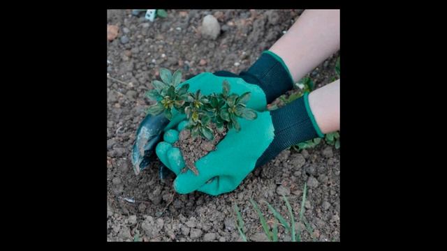 Садовые перчатки с когтями Garden Genie Gloves смотреть онлайн