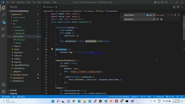 React JS with dummy API CRUD in Tamil смотреть онлайн