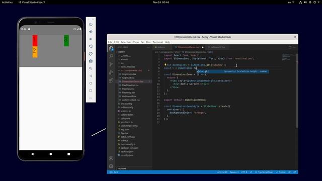Get start react native with Henry P9 - Dimensions смотреть онлайн