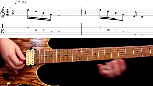 Играем риф Daft Punk - Robot Rock! Разбор. смотреть онлайн