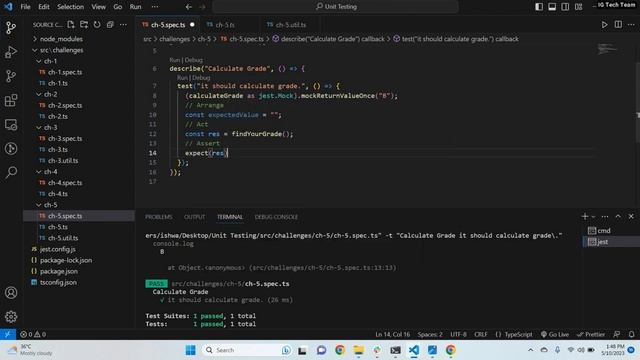 Challenge 5 | Unit test for user-created function and npm package | How to mock. смотреть онлайн
