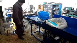 Станок для опрессовки сена и опилок (опилки)