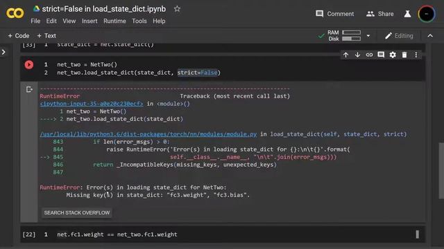 strict=False in load_state_dict in PyTorch смотреть онлайн
